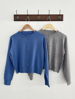 Soft Lay Button Cardigan