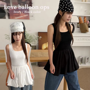 Love Pumpkin Balloon Lovely Sleeveless Dress