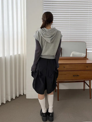Layered Sculp Hoodie