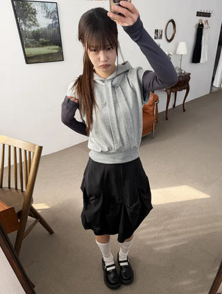 Layered Sculp Hoodie