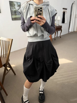 Layered Sculp Hoodie