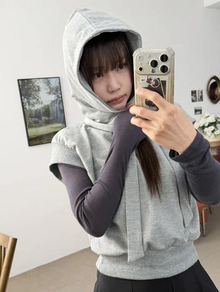 Layered Sculp Hoodie