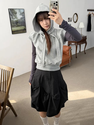 Layered Sculp Hoodie