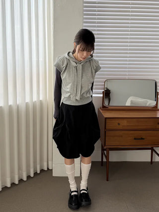 Layered Sculp Hoodie