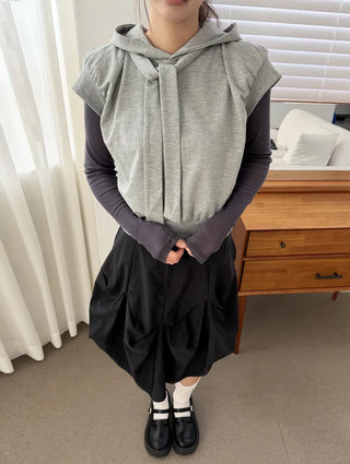 Layered Sculp Hoodie