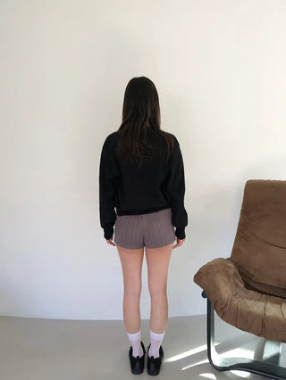 Basic Round Button Knit Cardigan