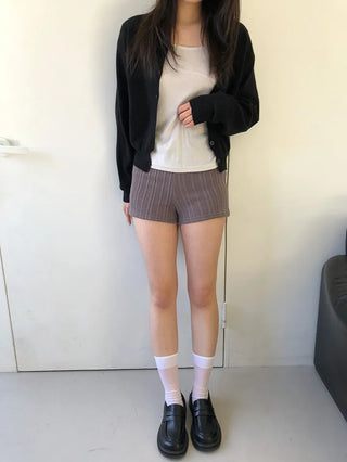 Basic Round Button Knit Cardigan