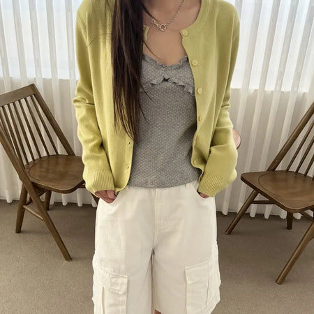 Beige Pastel Cardigan
