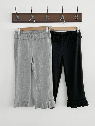 Harper Frill Capri Biker Leggings Pants