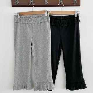 Harper Frill Capri Biker Leggings Pants