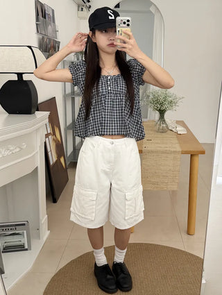 U Team Bermuda Cargo Half Pants