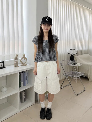 U Team Bermuda Cargo Half Pants