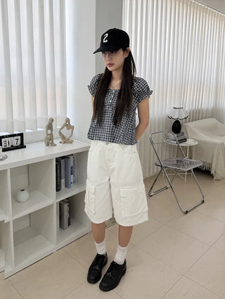 U Team Bermuda Cargo Half Pants