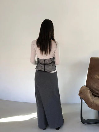 Dot Halterneck Bustier