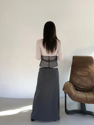 Dot Halterneck Bustier