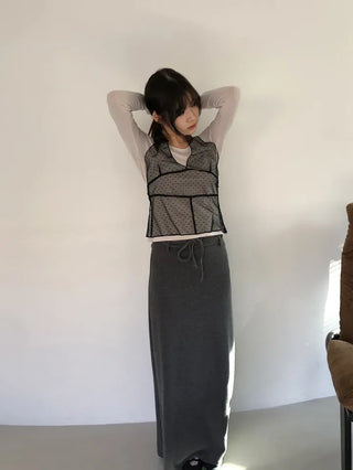 Dot Halterneck Bustier