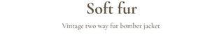 Warmer vintage two-way avant-garde fit fur detachable nightwear padded shibori jumper