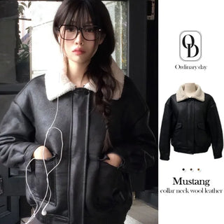Soba fleece mustang flap pocket jacket jumper