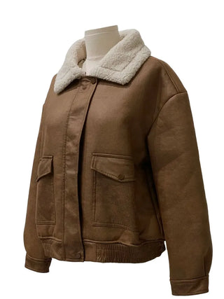 Soba fleece mustang flap pocket jacket jumper