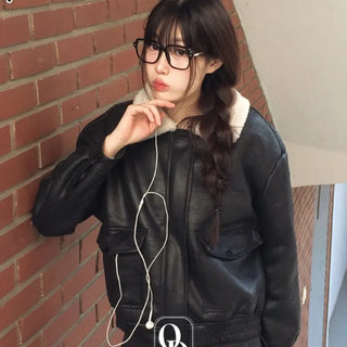 Soba fleece mustang flap pocket jacket jumper