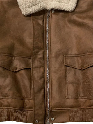 Soba fleece mustang flap pocket jacket jumper