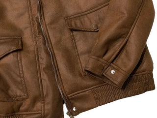 Soba fleece mustang flap pocket jacket jumper