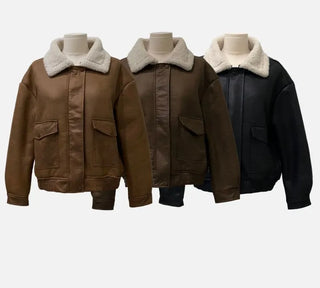 Soba fleece mustang flap pocket jacket jumper