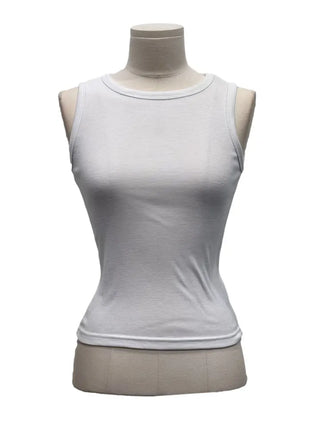 Haren round neck spandex basic sleeveless t-shirt