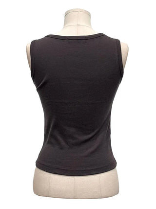 Haren round neck spandex basic sleeveless t-shirt