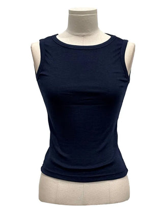 Haren round neck spandex basic sleeveless t-shirt