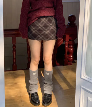 Haze Check Mini Skirt Skirt Pants /2 Sizes