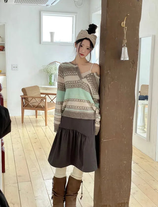 Weave Ribbon Knit Twisted Hairband