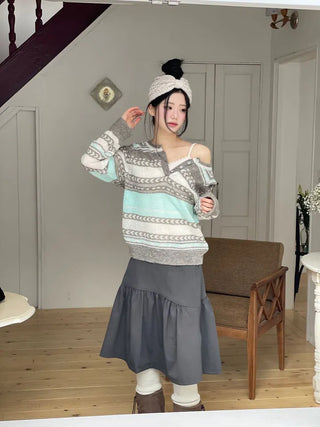 Weave Ribbon Knit Twisted Hairband