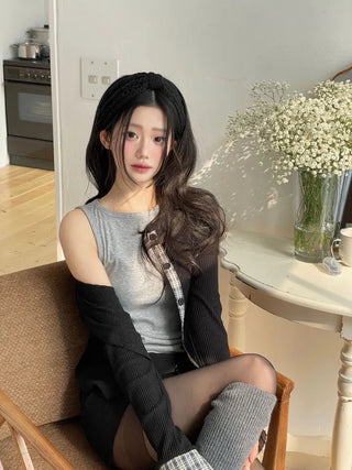 Weave Ribbon Knit Twisted Hairband