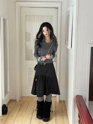 Weave Ribbon Knit Twisted Hairband