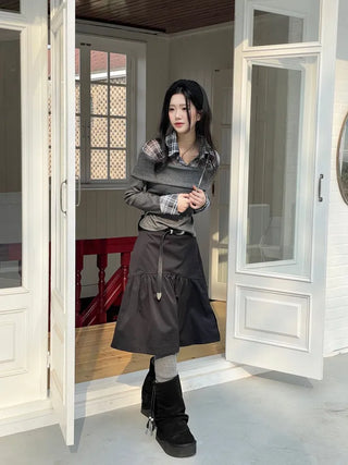 Weave Ribbon Knit Twisted Hairband