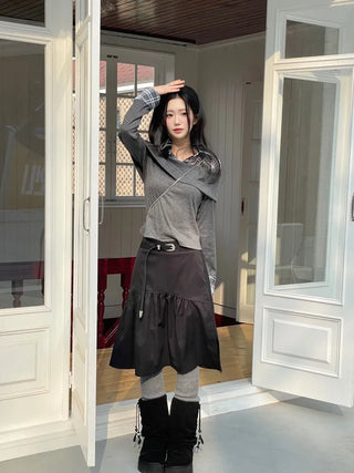 Weave Ribbon Knit Twisted Hairband