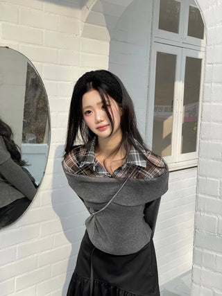 Weave Ribbon Knit Twisted Hairband