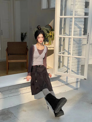 Weave Ribbon Knit Twisted Hairband