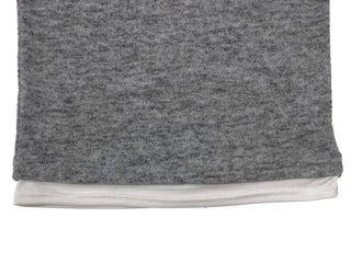 Mio color blocking ribbon one-shoulder knit in