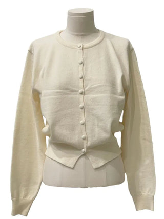 Noah Daily Bean Button Team Round Soft Knit Cardigan