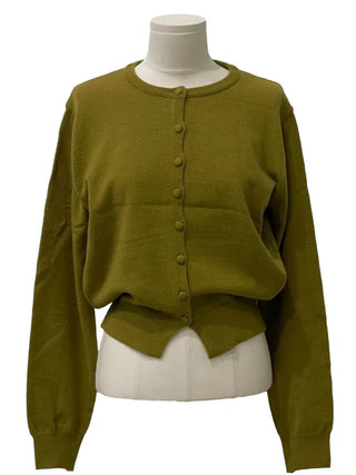 Noah Daily Bean Button Team Round Soft Knit Cardigan