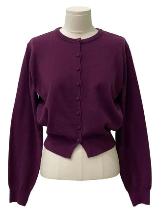 Noah Daily Bean Button Team Round Soft Knit Cardigan