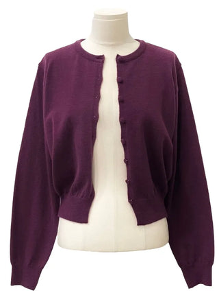 Noah Daily Bean Button Team Round Soft Knit Cardigan