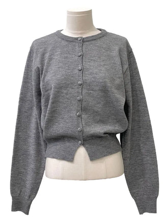 Noah Daily Bean Button Team Round Soft Knit Cardigan
