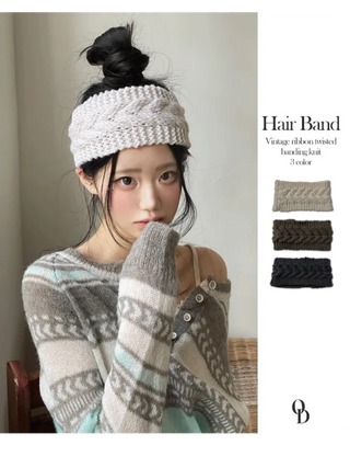 Nico twisted knit hairband