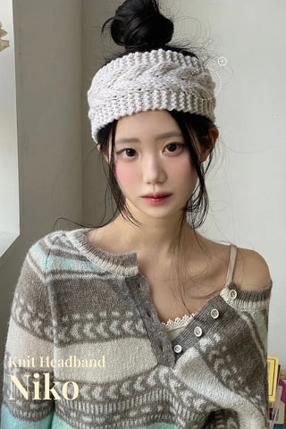 Nico twisted knit hairband