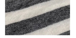 Moirin sleeveless layered color-block striped loose-fit V-neck knit