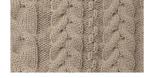 Misty loose fit thick twisted cable button V-neck loose fit knit long cardigan CD