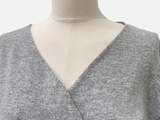 Hanabi Cashmere Slim Fit Button Wrap Wool Knit Cardigan